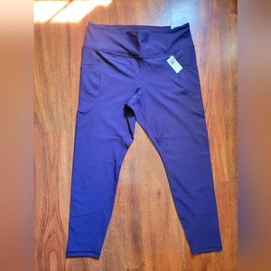 Old Navy | High Waisted Powersoft 7/8 Leggings | Purple | Size XL | New with Tag
